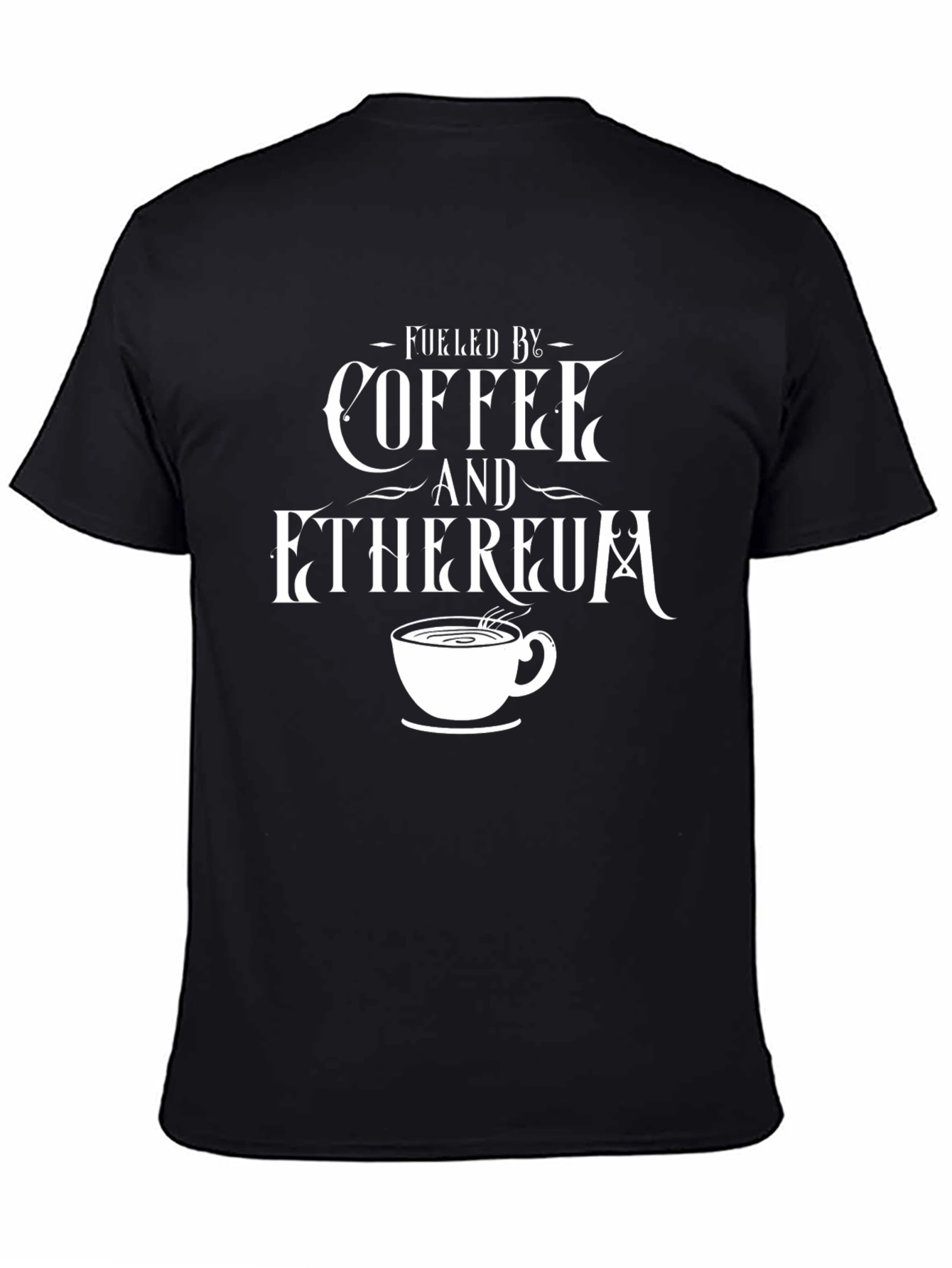 Fueled by Coffee & Ethereum - Graphic T-Shirt