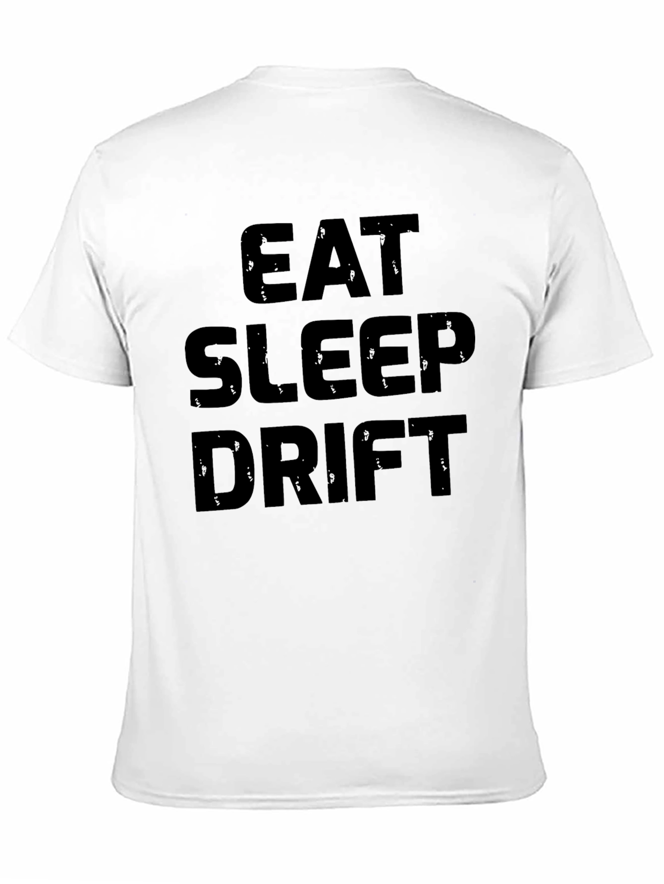 Eat Sleep Drift Graphic T-Shirt - Black