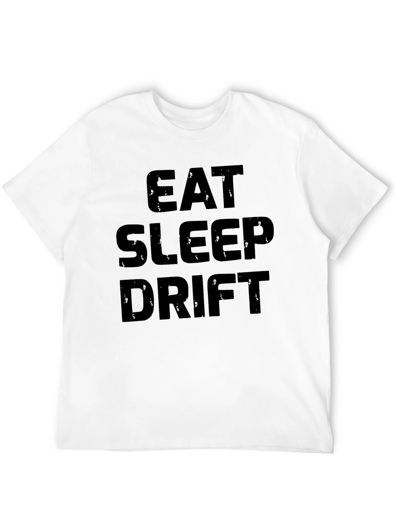 Eat Sleep Drift Graphic T-Shirt - Black