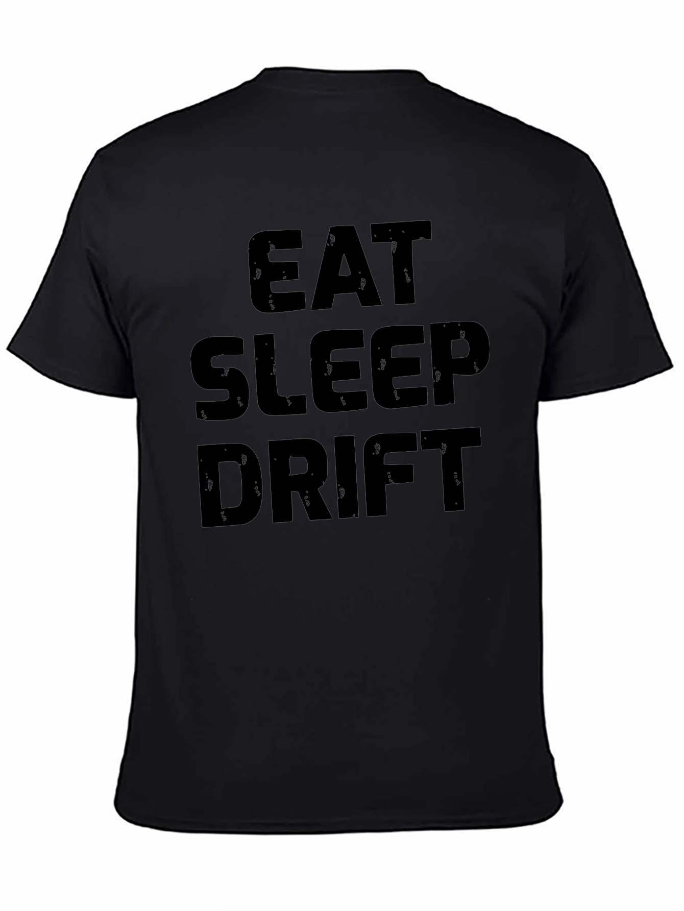 Eat Sleep Drift Graphic T-Shirt - Black