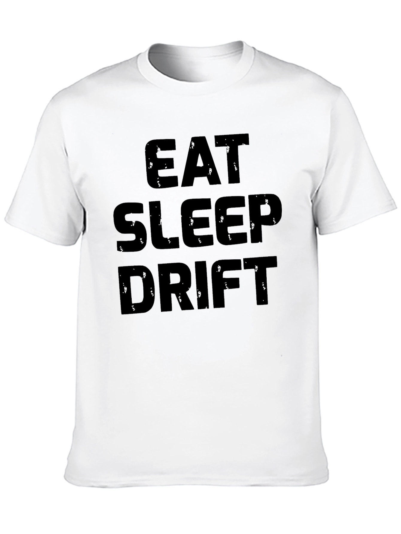 Eat Sleep Drift Graphic T-Shirt - Black