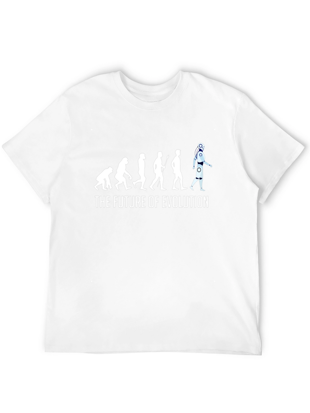 Evolution of Future Robot Black T-Shirt