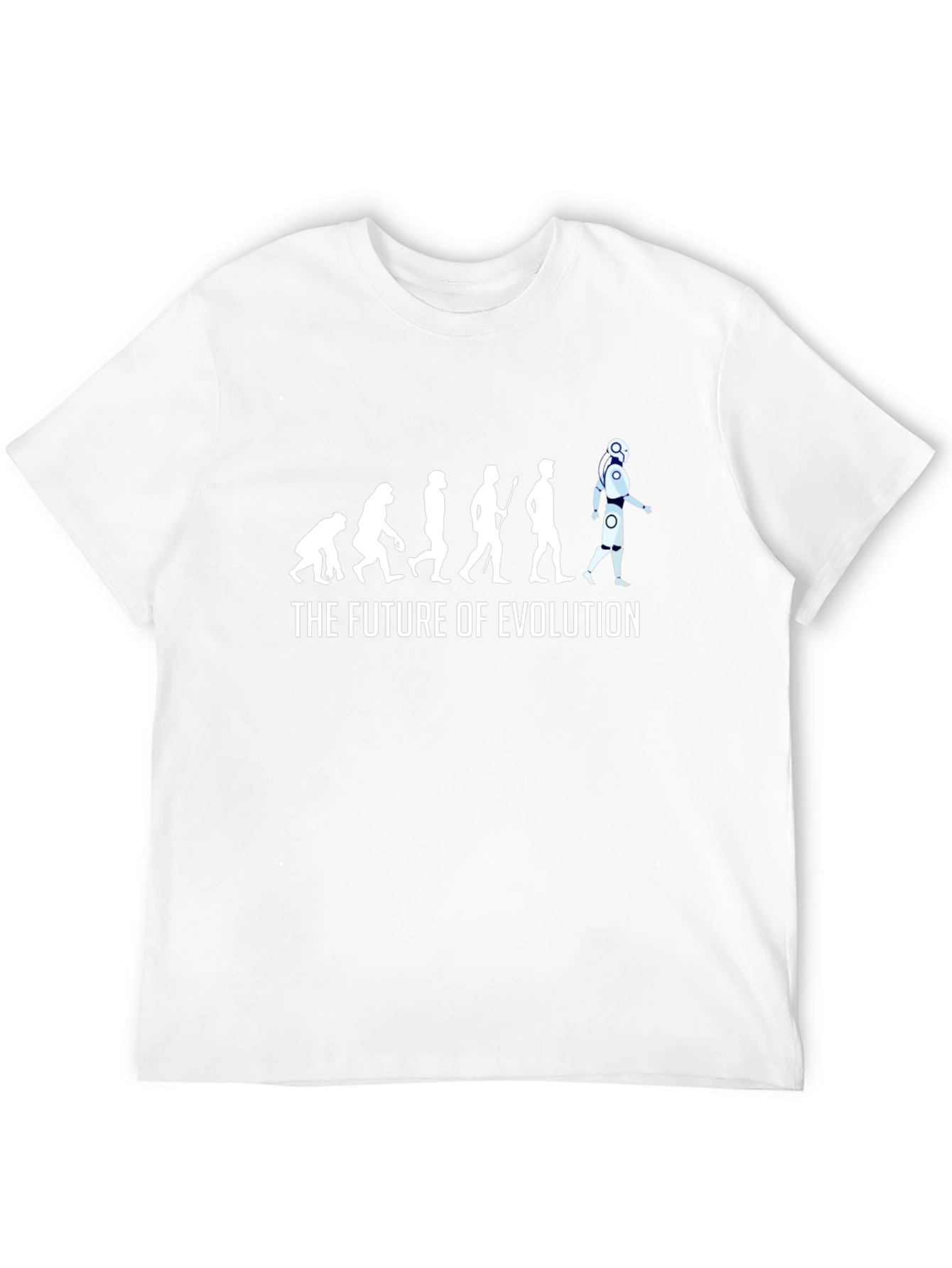 Evolution of Future Robot Black T-Shirt