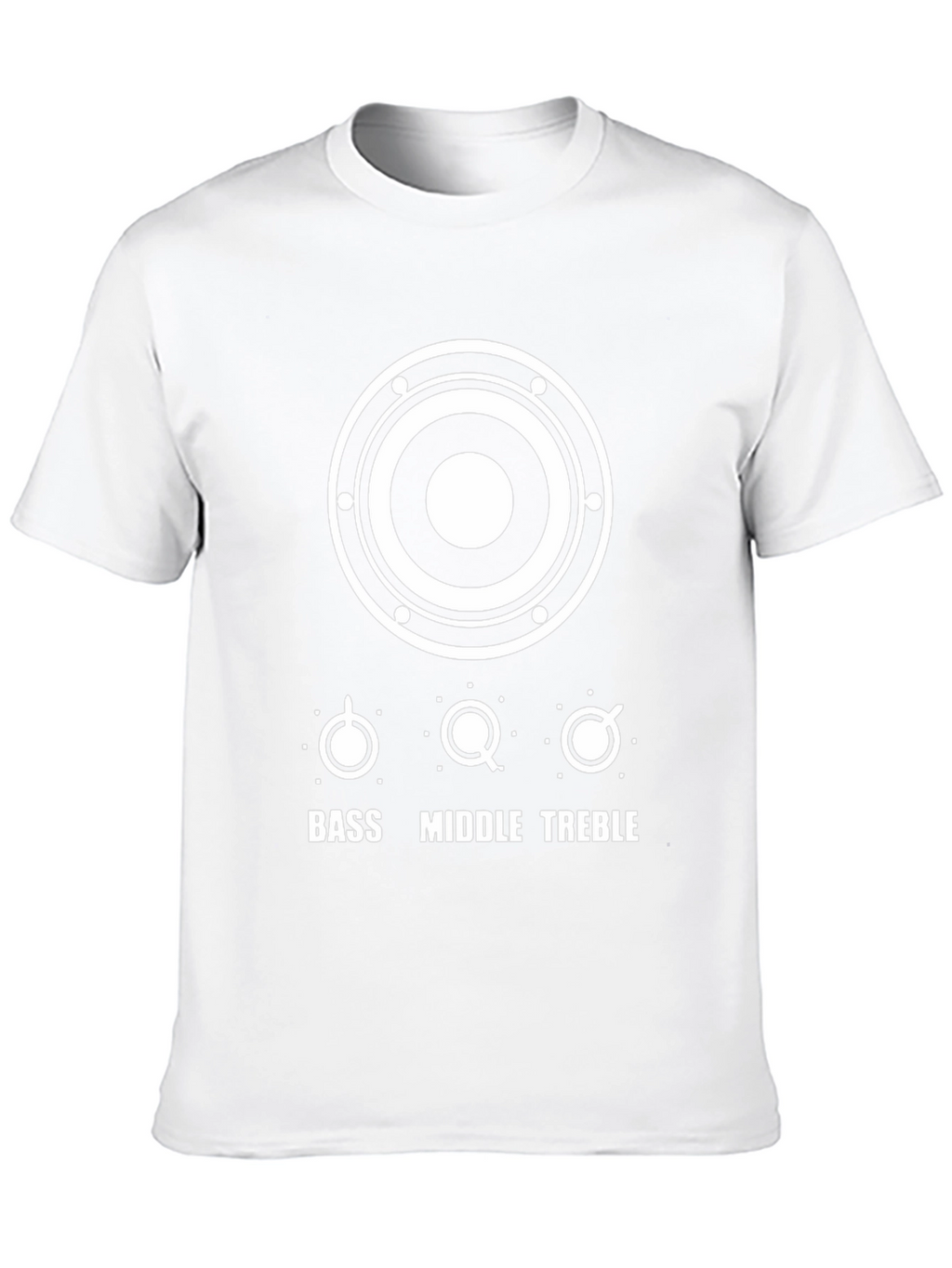 Bass Middle Treble Graphic Tee - Musicians T-Shirt