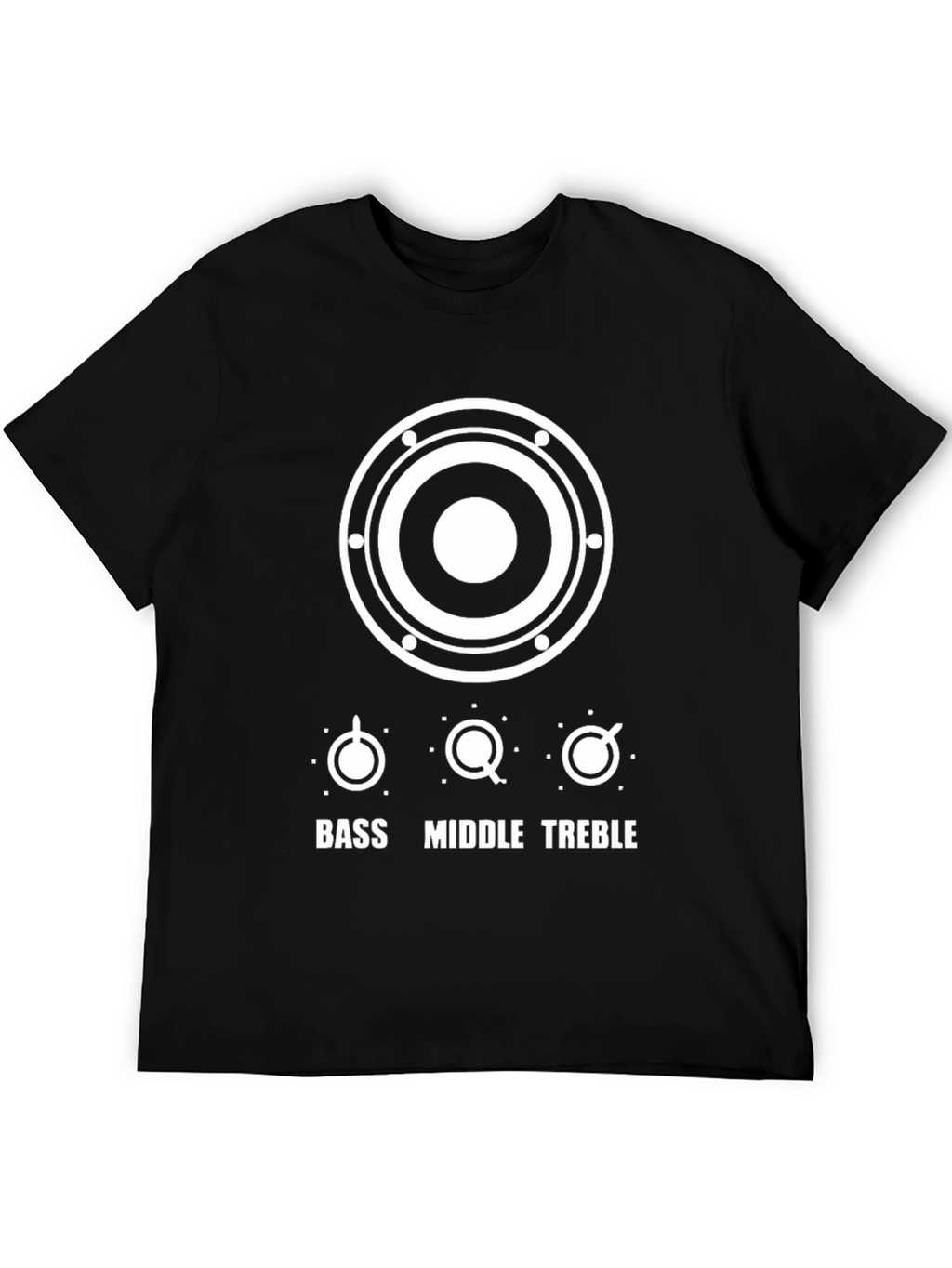 Bass Middle Treble Graphic Tee - Musicians T-Shirt