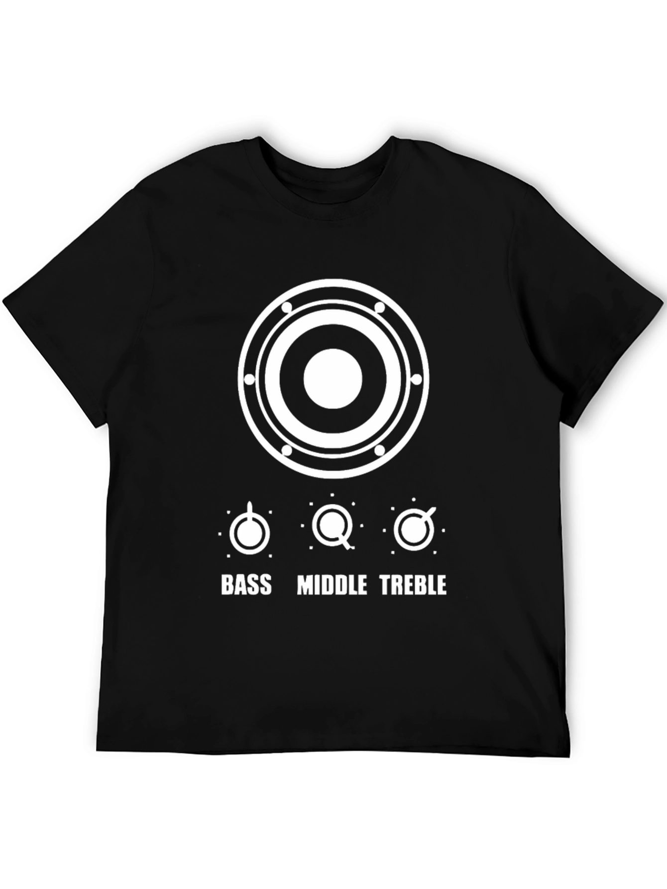 Bass Middle Treble Graphic Tee - Musicians T-Shirt