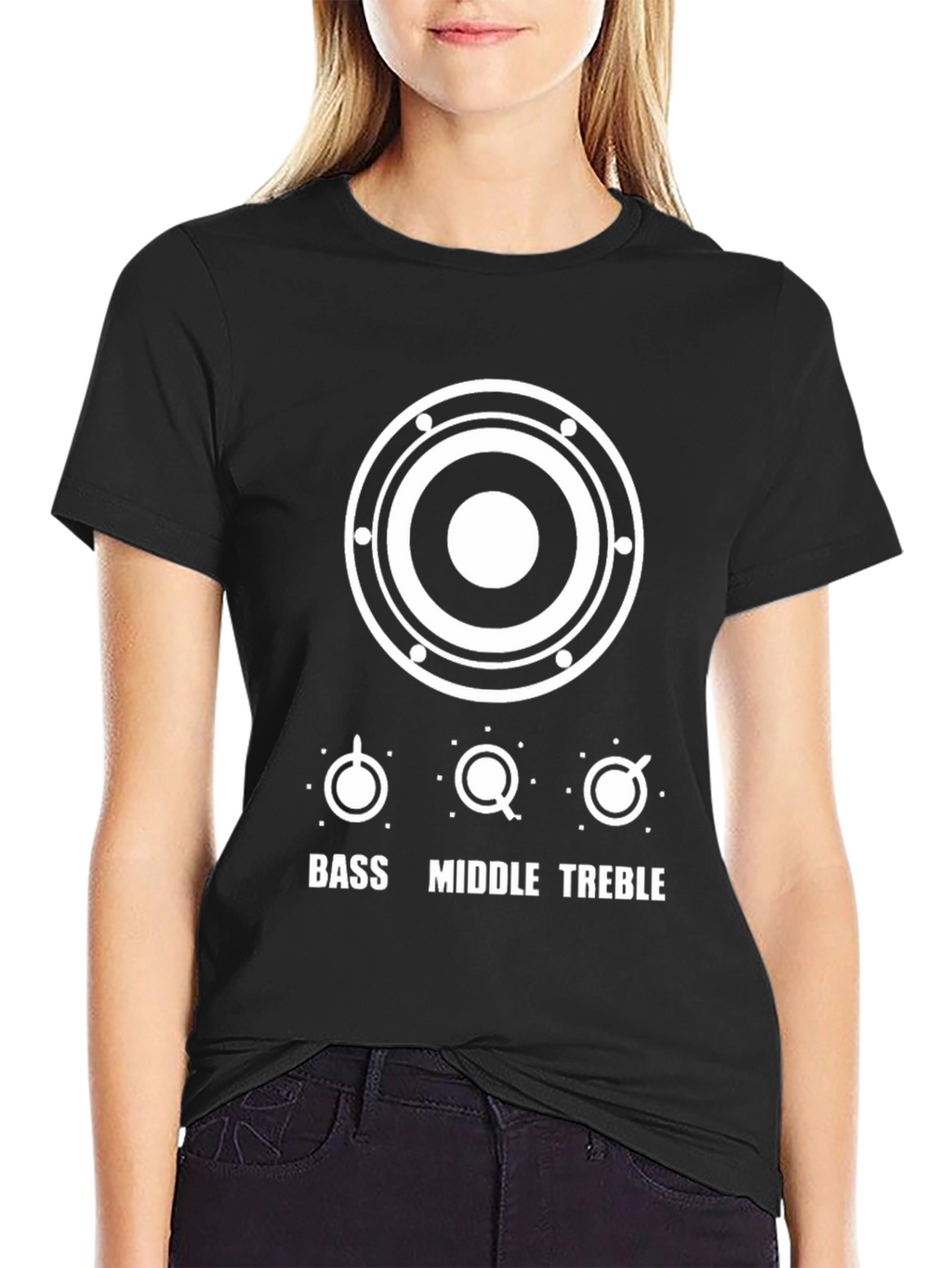 Bass Middle Treble Graphic Tee - Musicians T-Shirt
