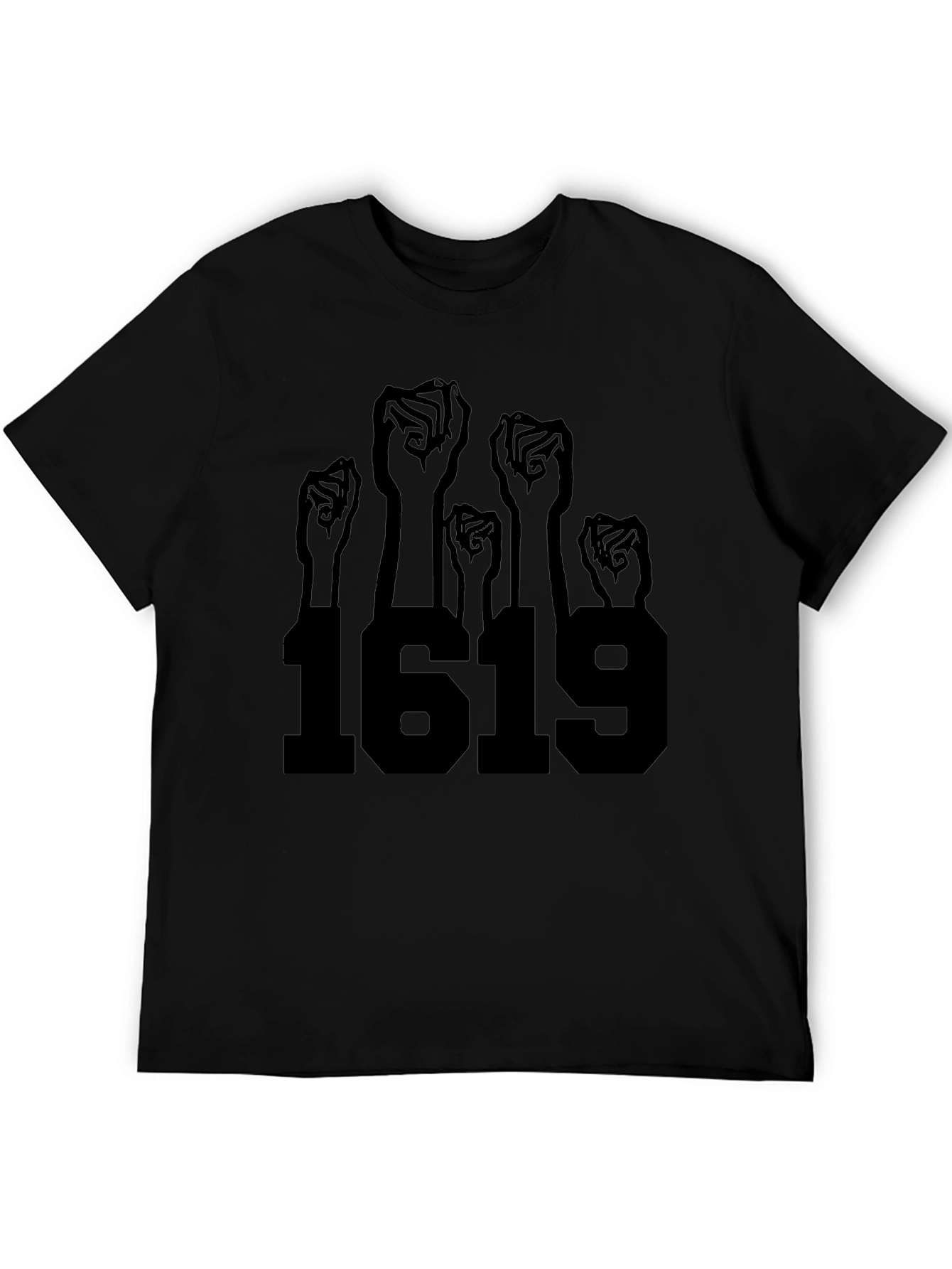 1619 Fist Graphic Tee - Black