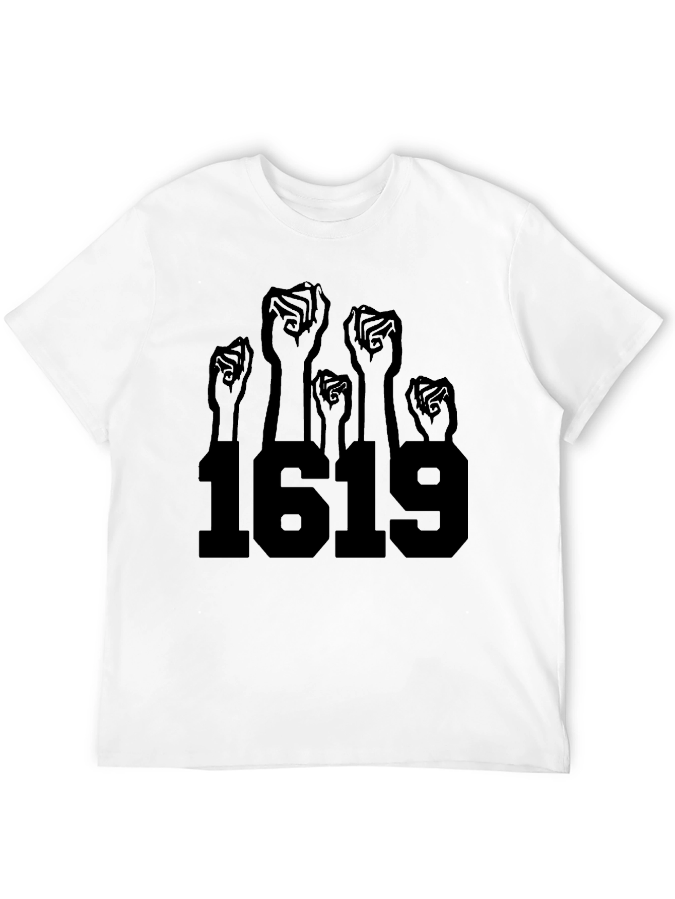 1619 Fist Graphic Tee - Black
