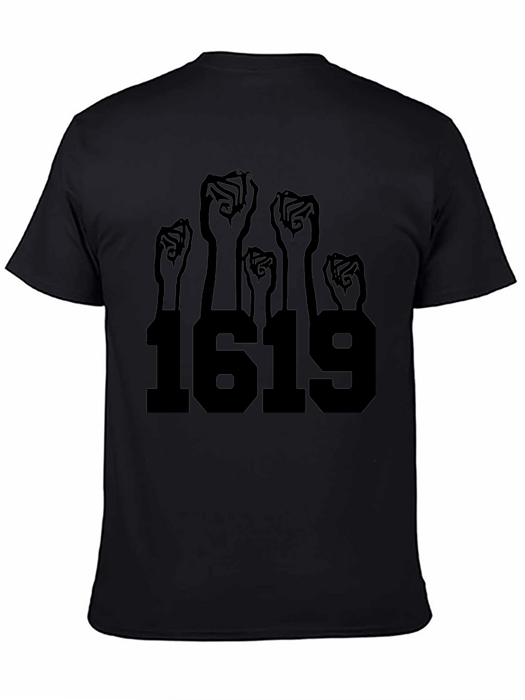 1619 Fist Graphic Tee - Black