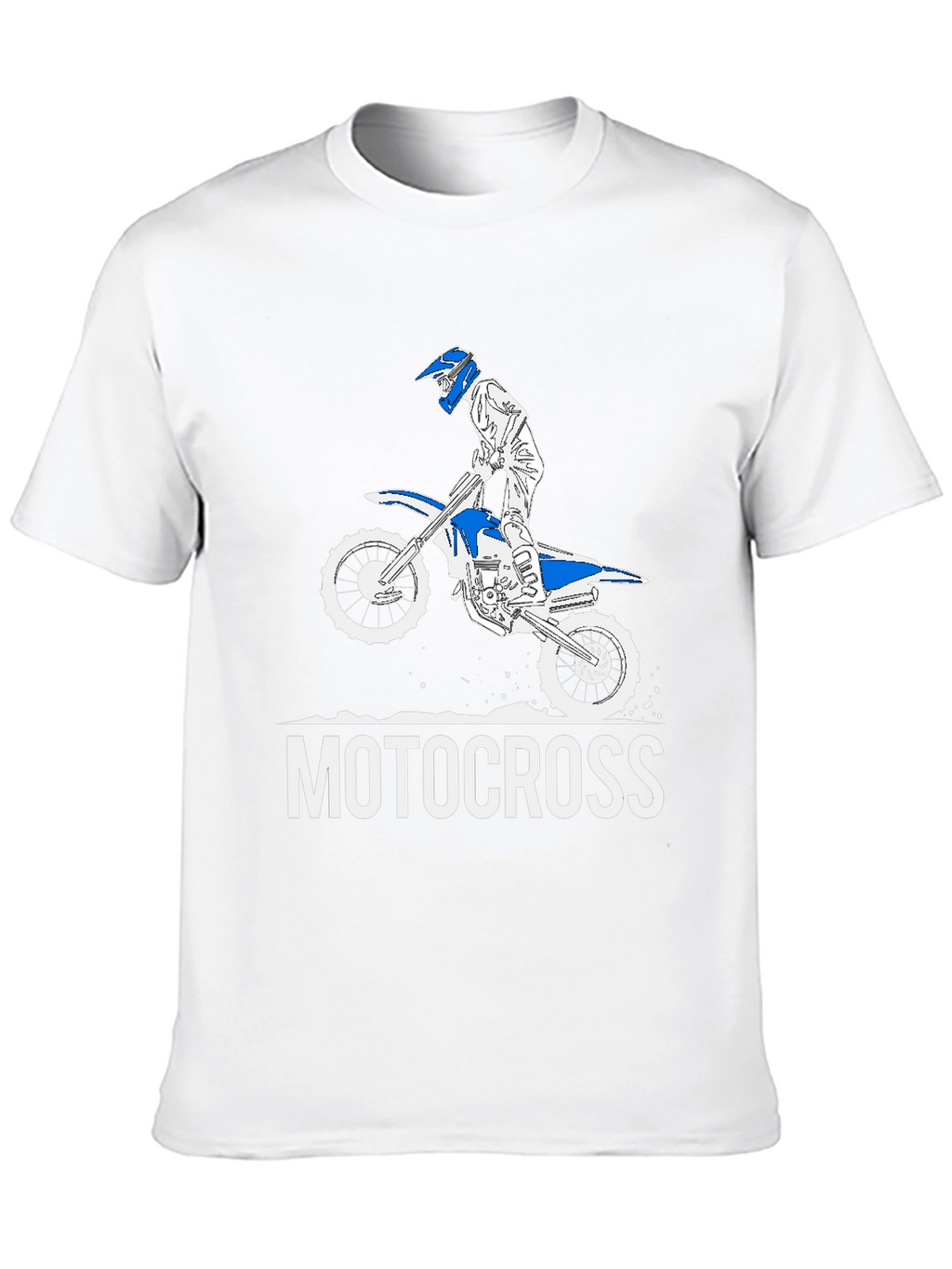 Motocross Rider Graphic T-Shirt - Black