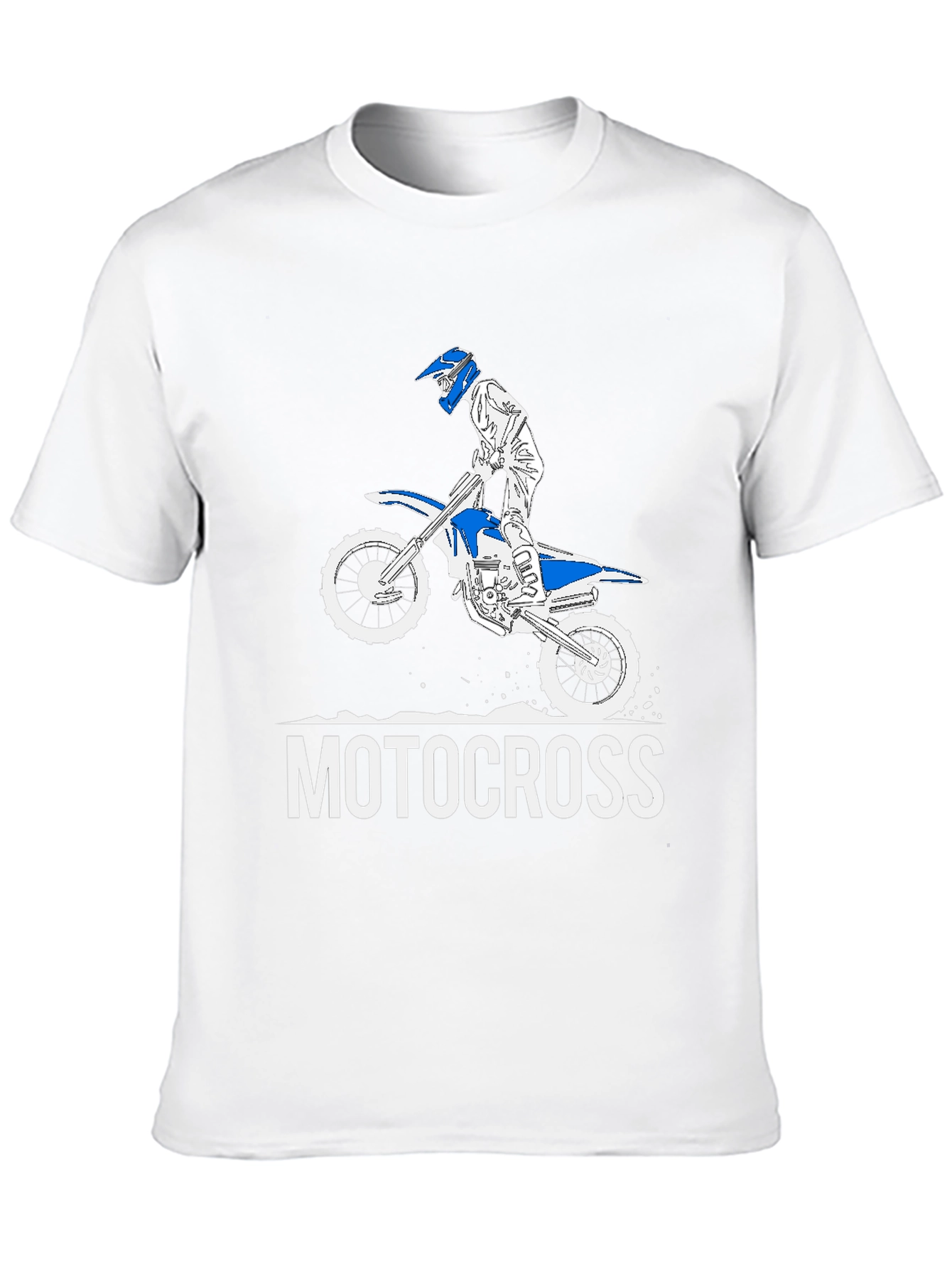 Motocross Rider Graphic T-Shirt - Black
