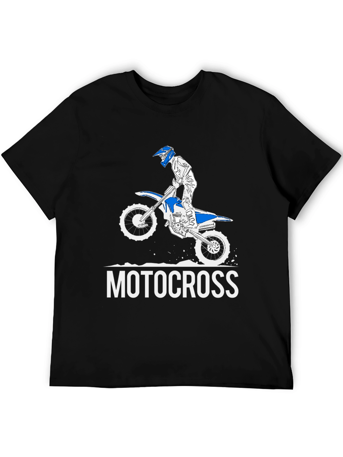 Motocross Rider Graphic T-Shirt - Black