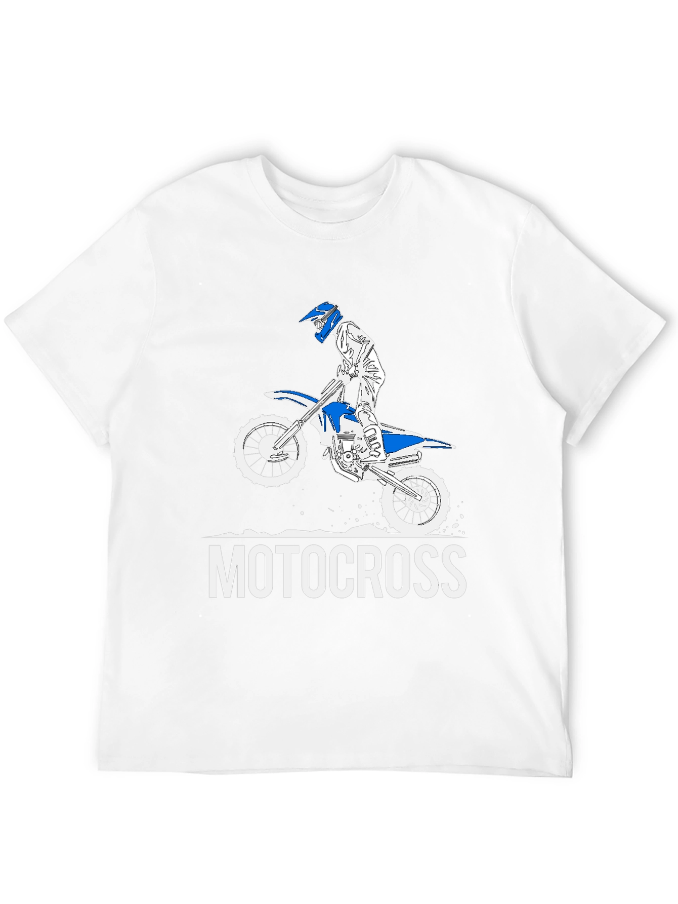 Motocross Rider Graphic T-Shirt - Black