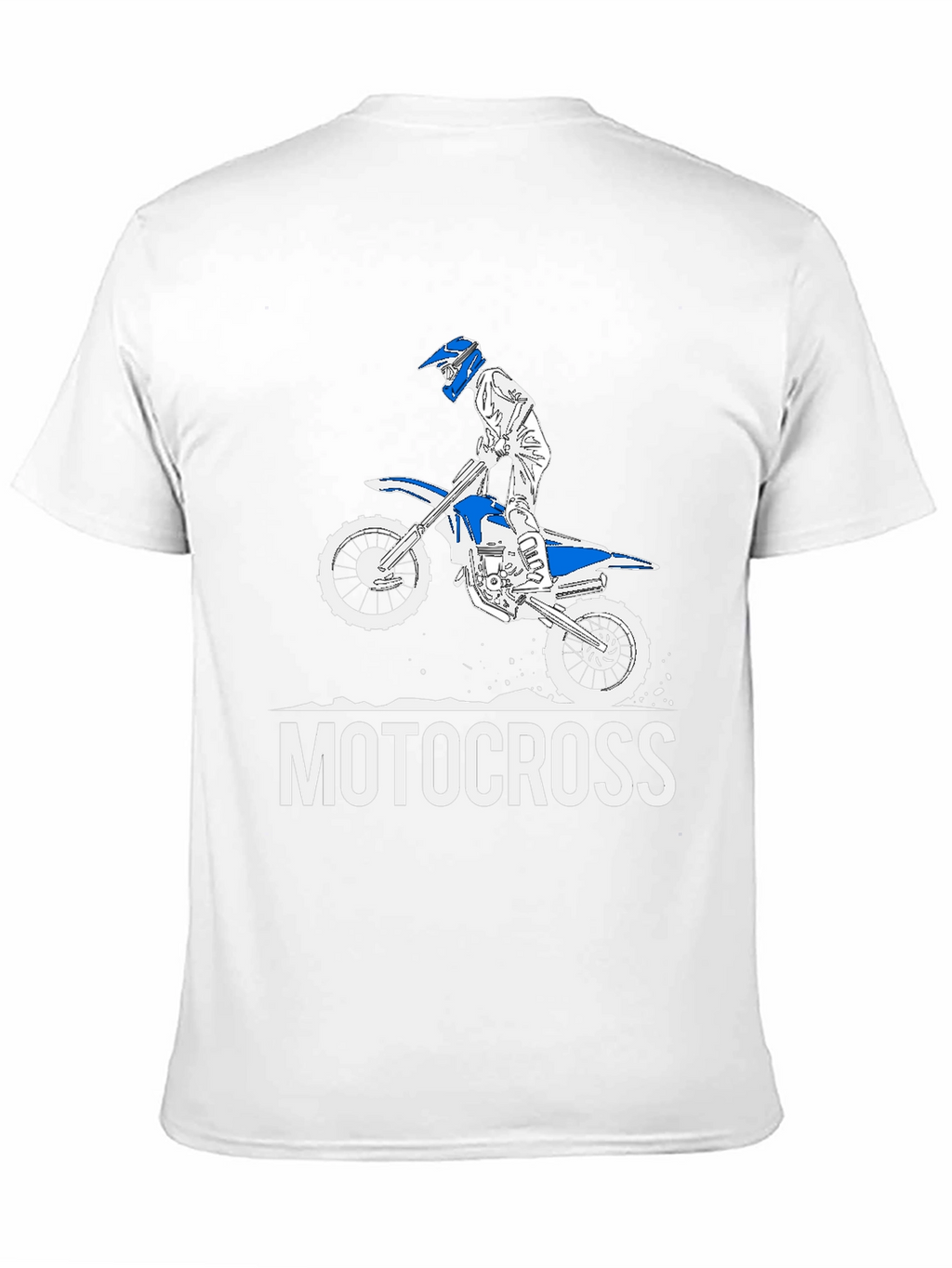 Motocross Rider Graphic T-Shirt - Black