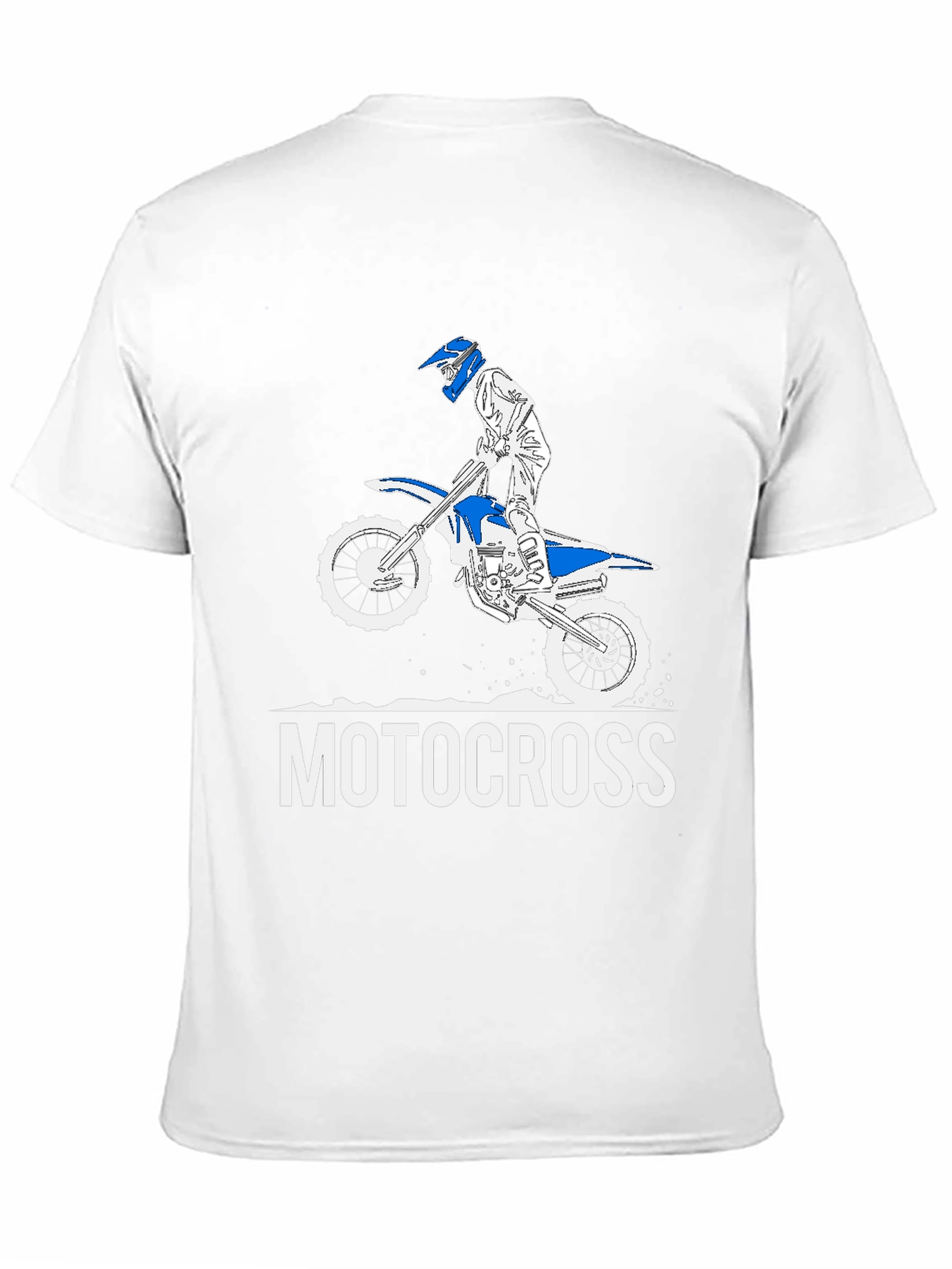 Motocross Rider Graphic T-Shirt - Black