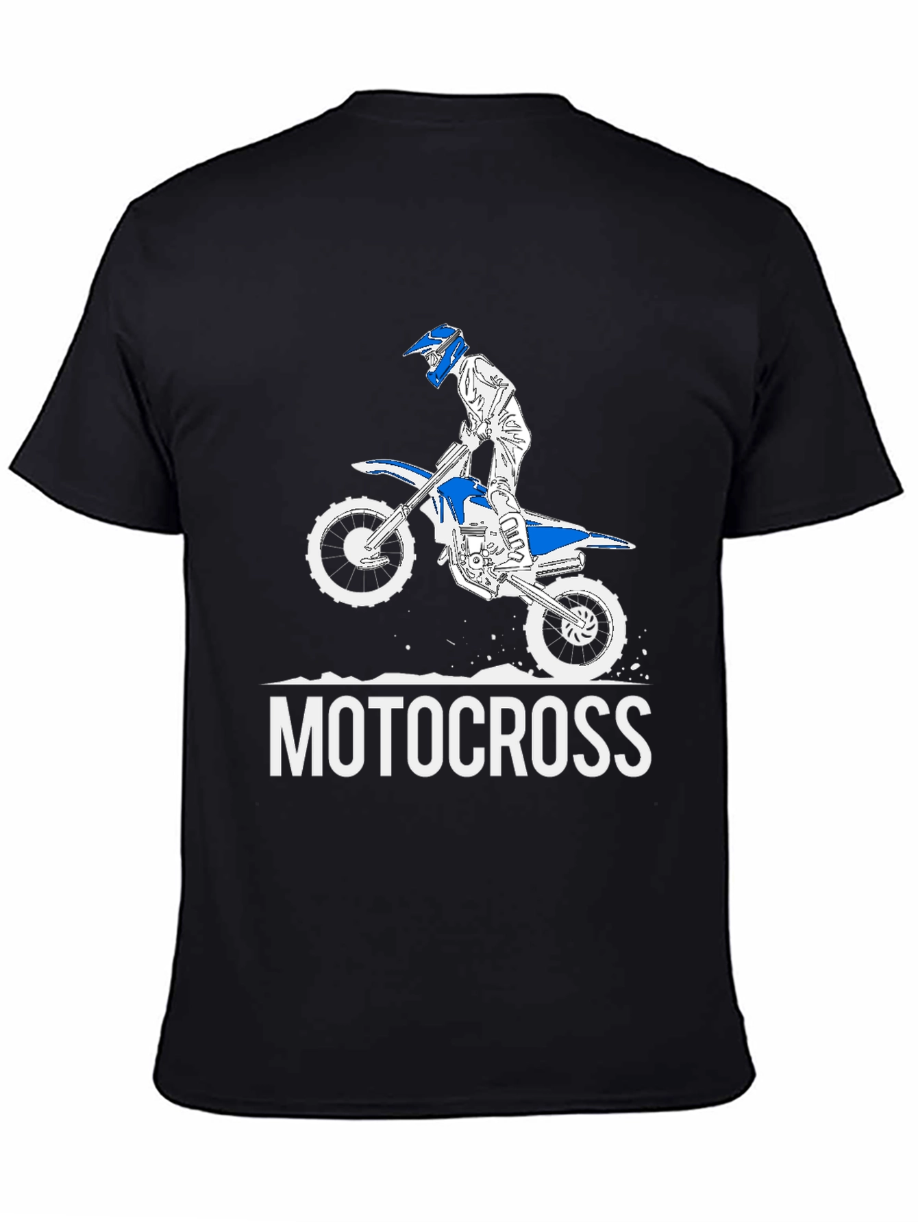 Motocross Rider Graphic T-Shirt - Black