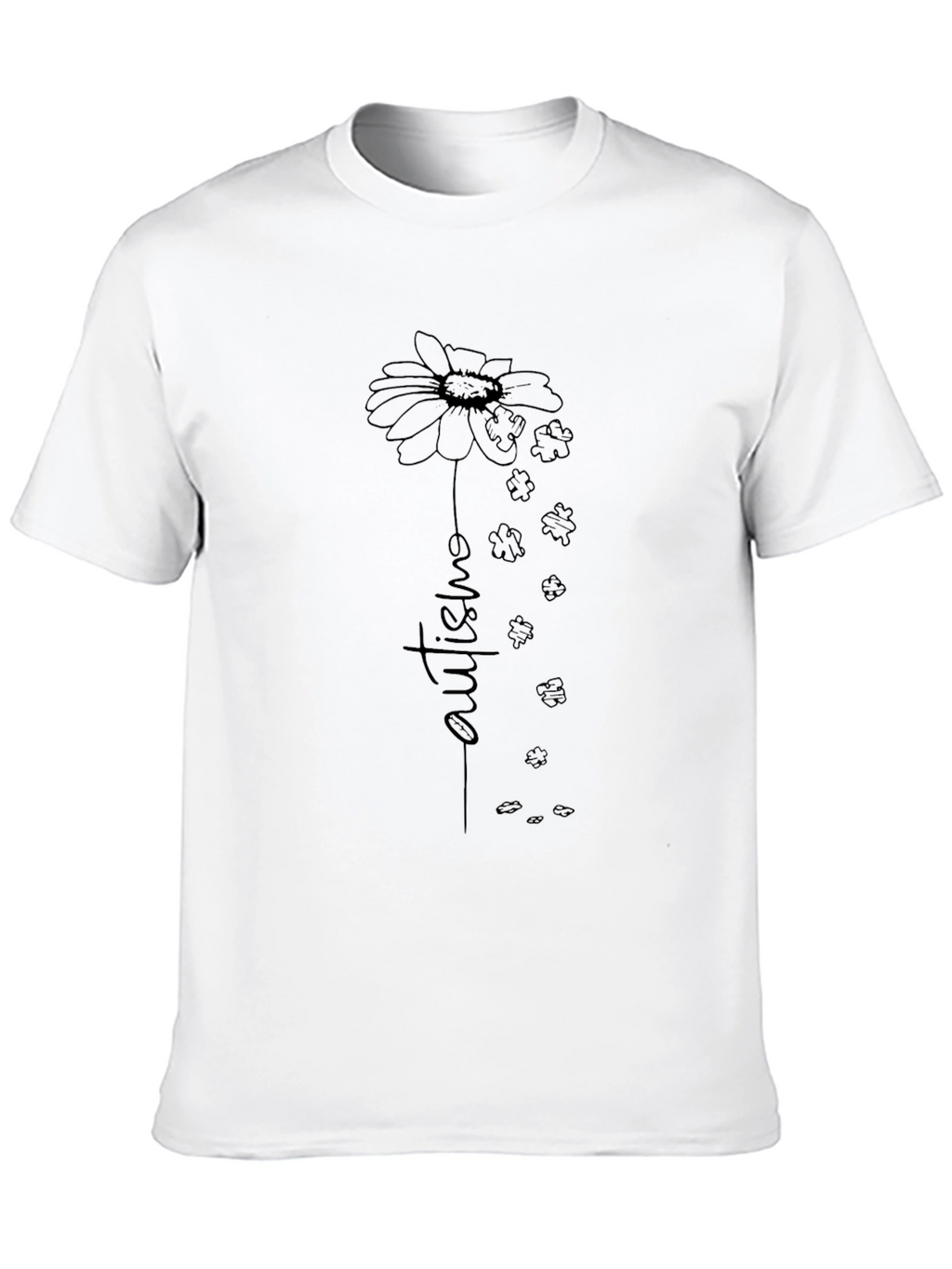 Autism Awareness Flower T-Shirt