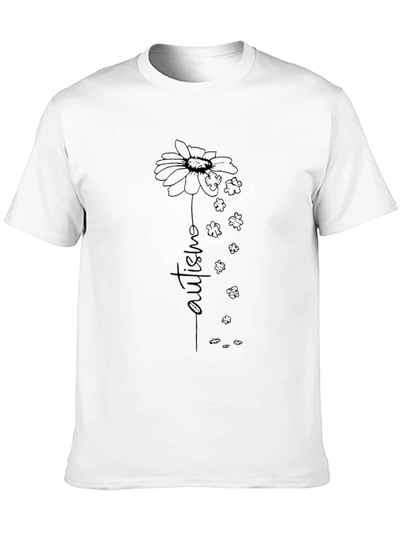 Autism Awareness Flower T-Shirt