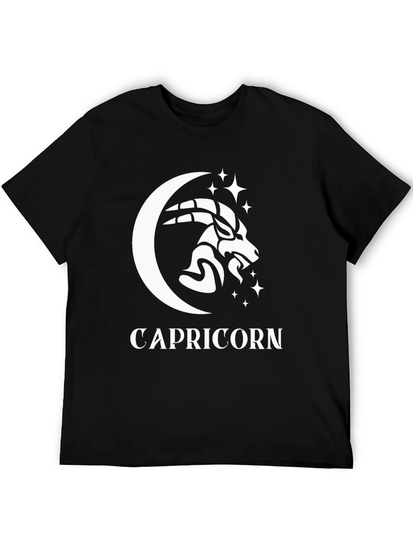 Capricorn Zodiac T-Shirt - Black Graphic Tee
