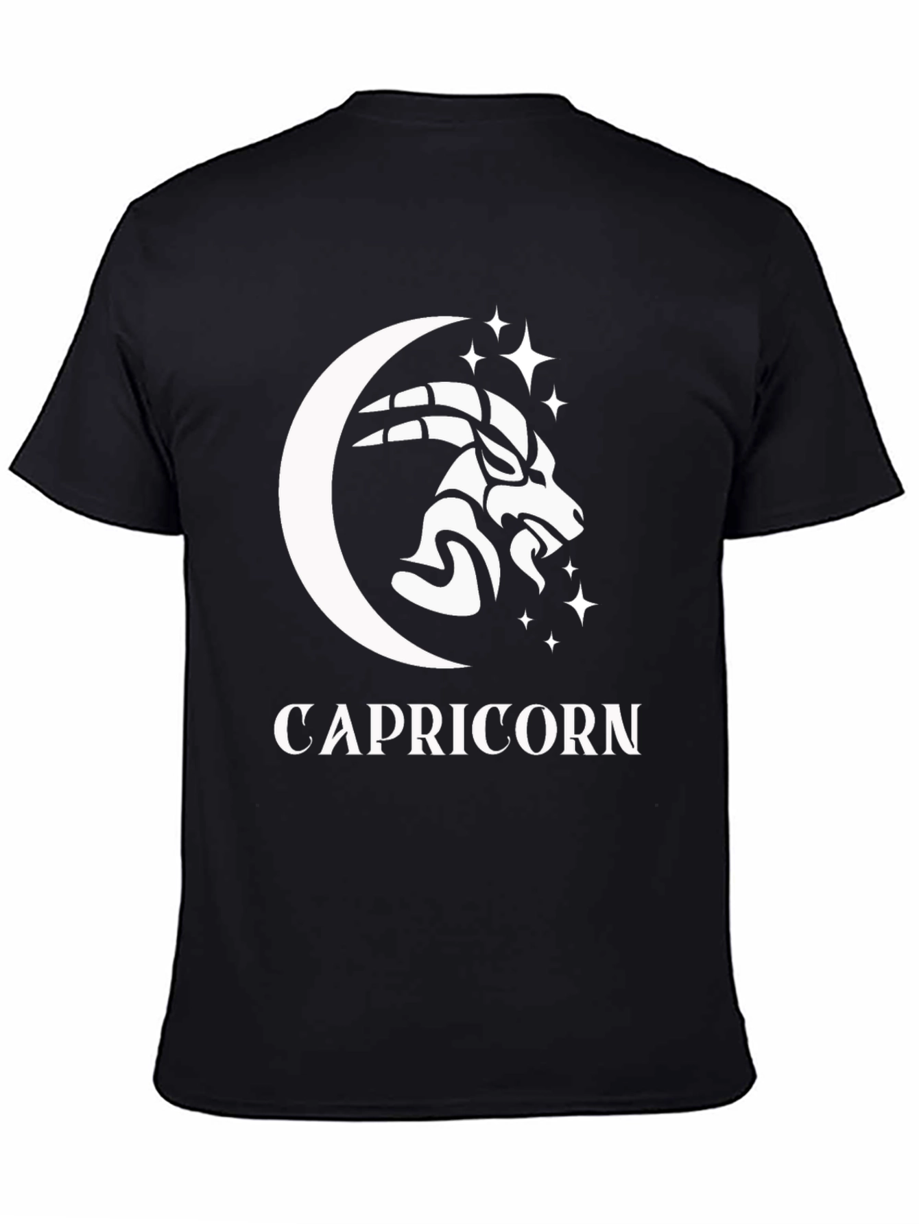 Capricorn Zodiac T-Shirt - Black Graphic Tee