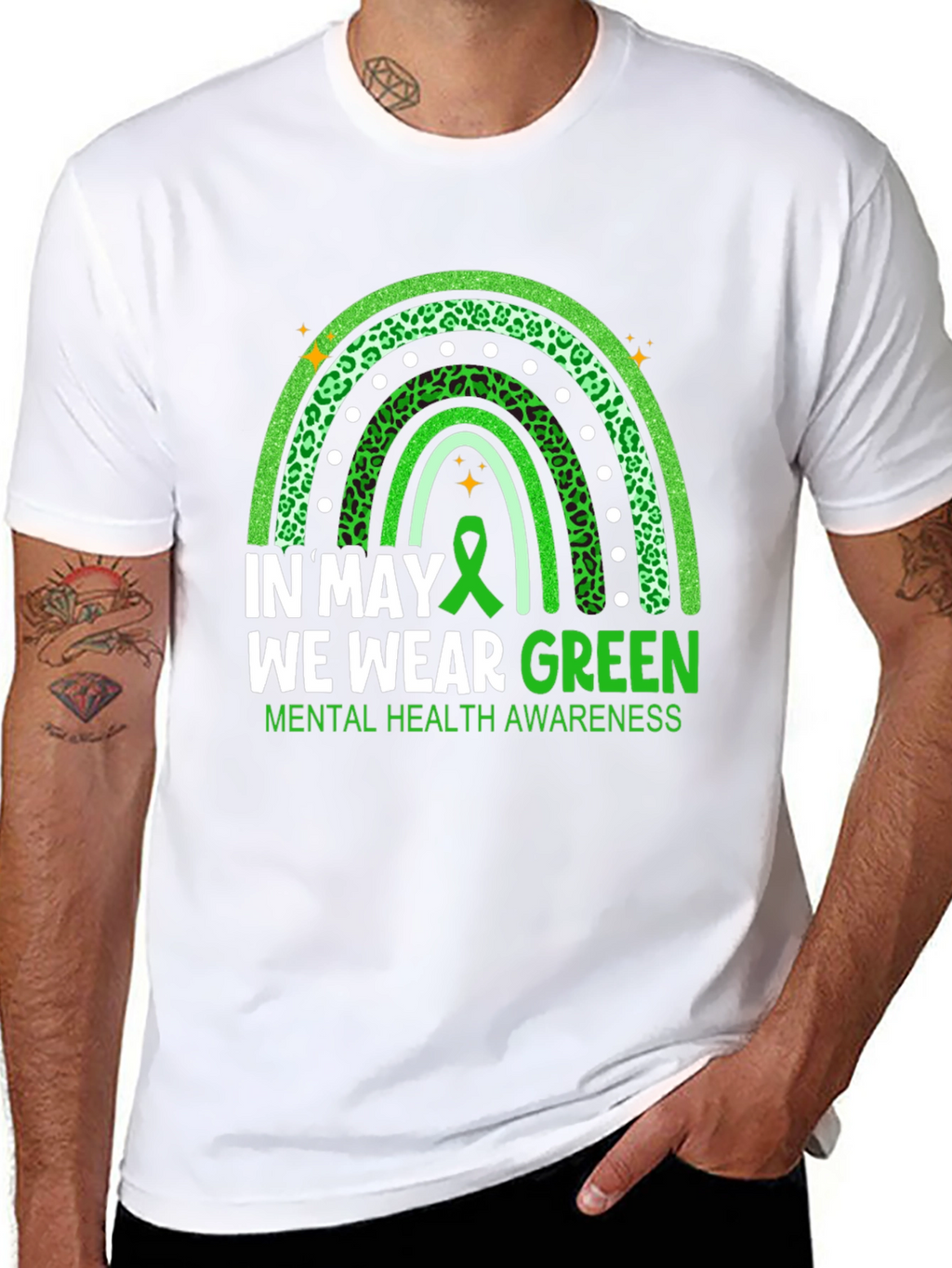 Green Mental Health Awareness T-Shirt