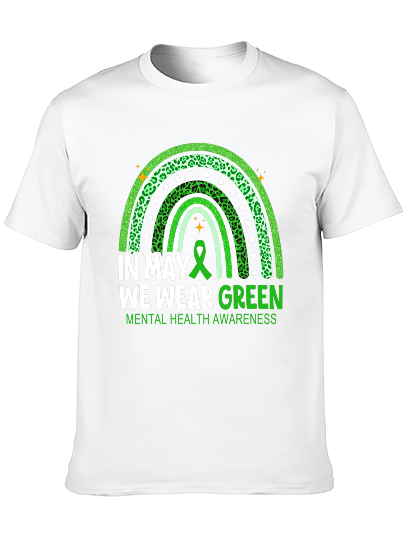 Green Mental Health Awareness T-Shirt