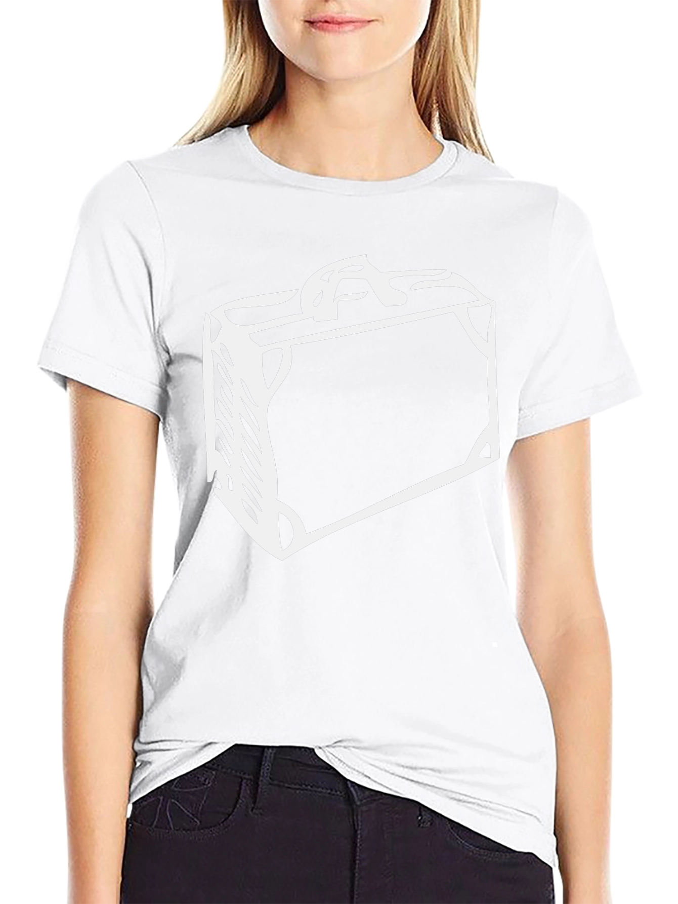 Suitcase Graphic Black Tee - Travel Ready Style