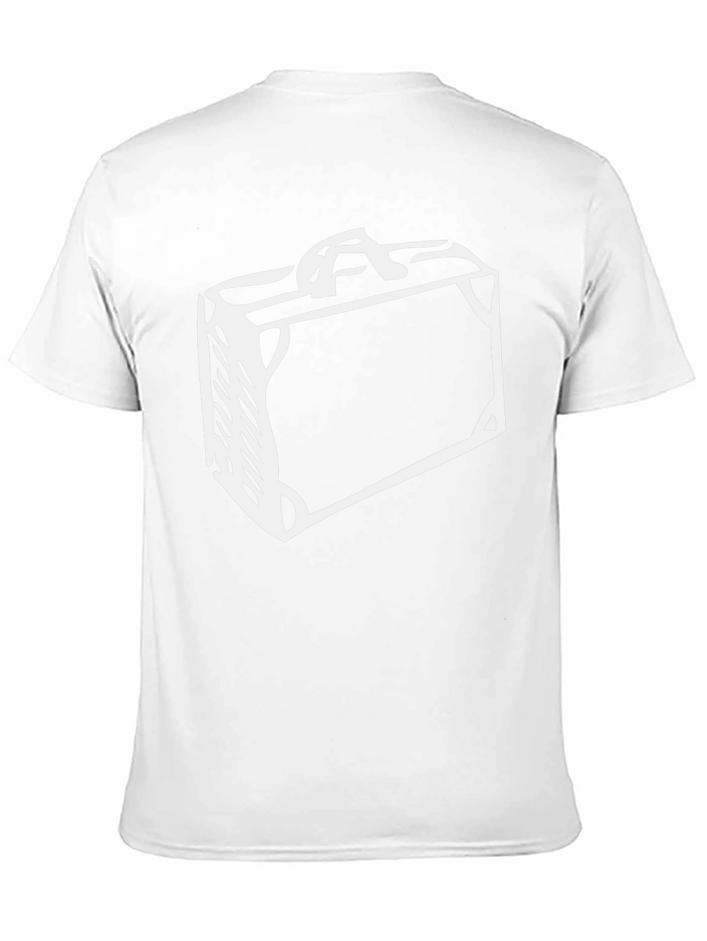 Suitcase Graphic Black Tee - Travel Ready Style