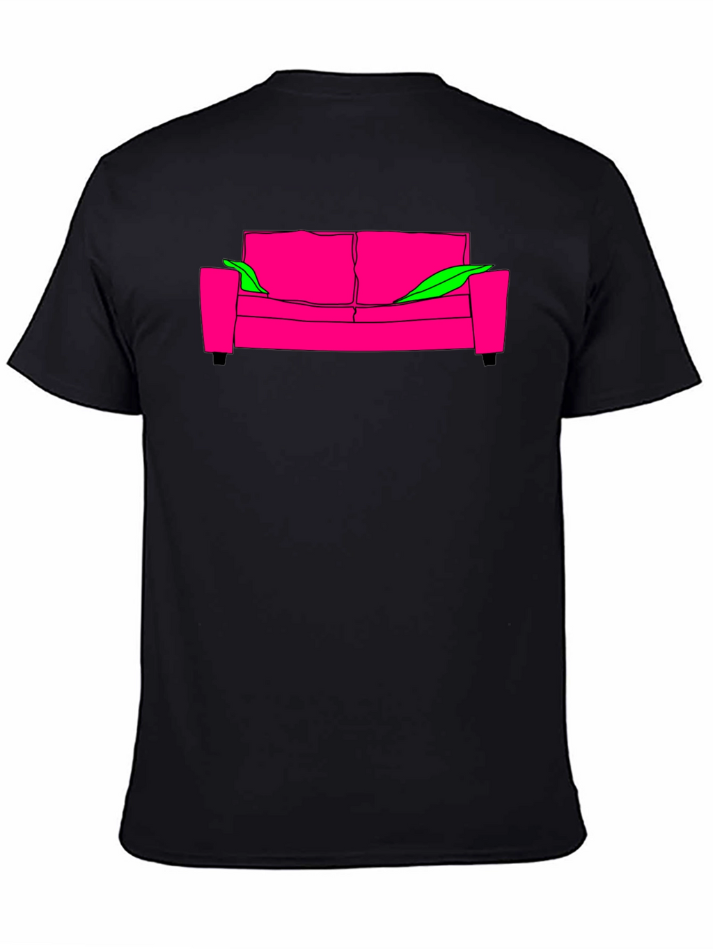 Cool Graphic Tee - Pink Couch