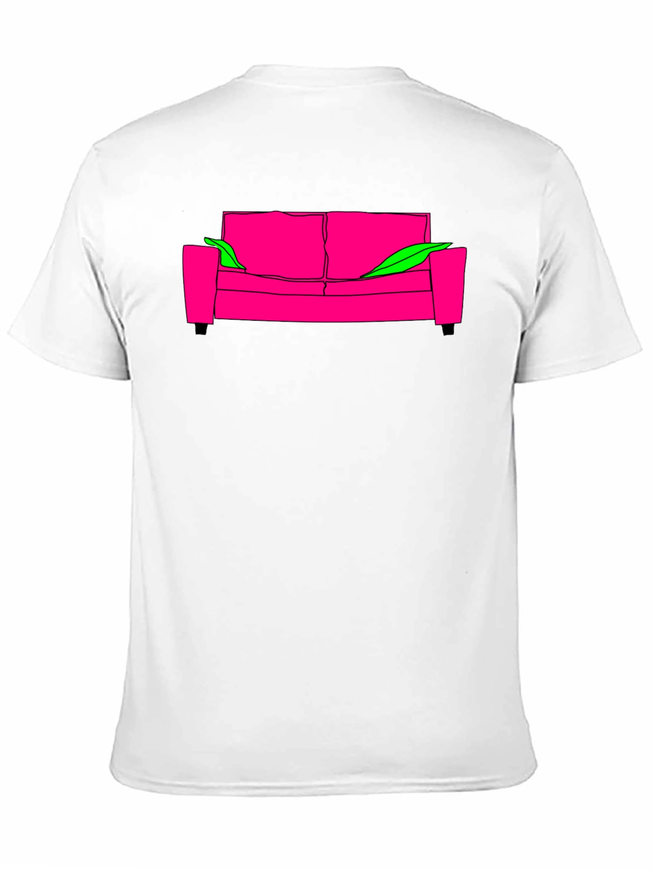 Cool Graphic Tee - Pink Couch