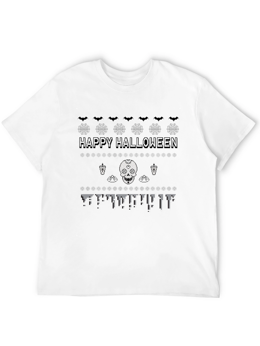 Happy Halloween T-Shirt - Black Holiday Graphic Tee