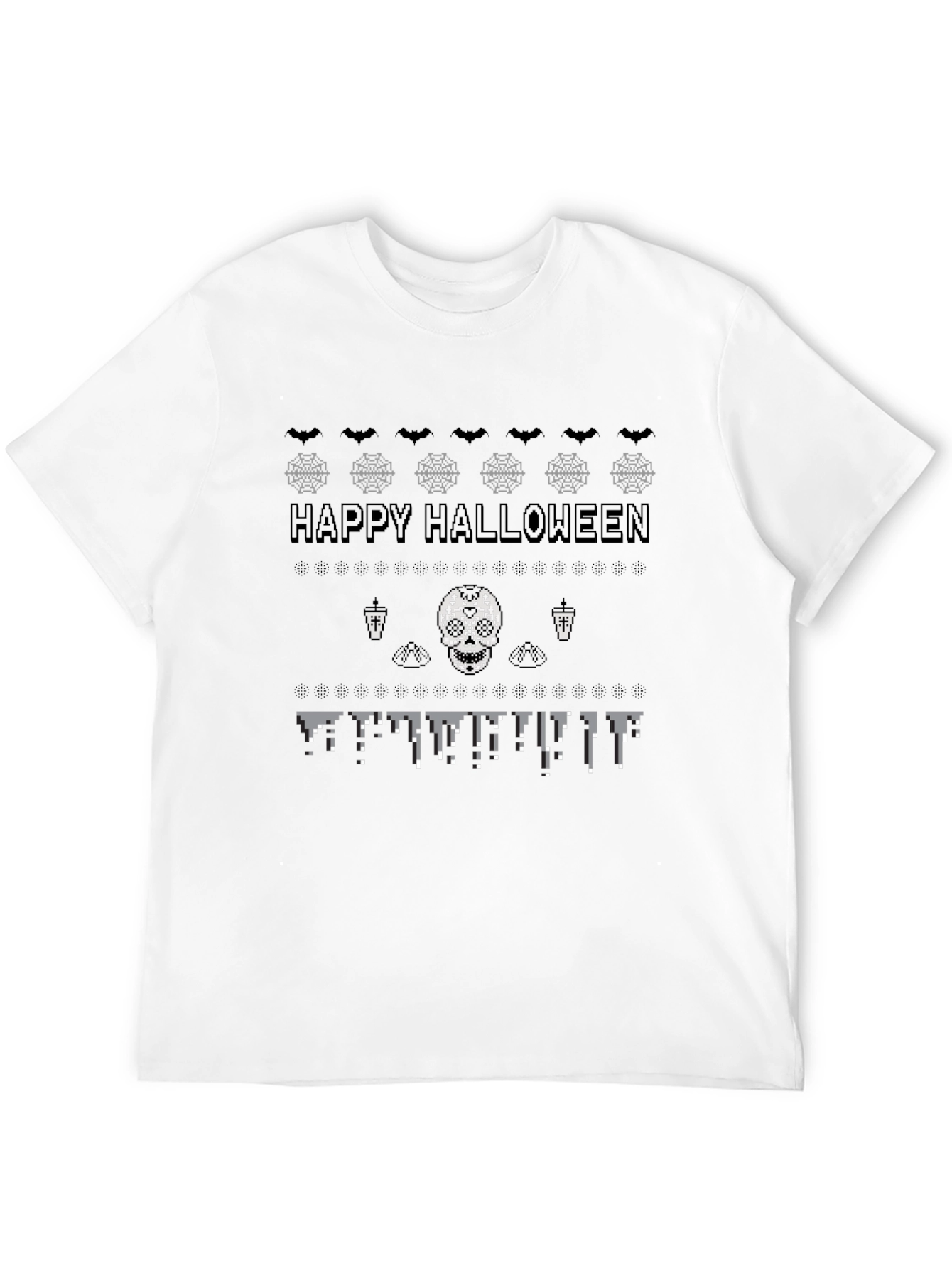 Happy Halloween T-Shirt - Black Holiday Graphic Tee