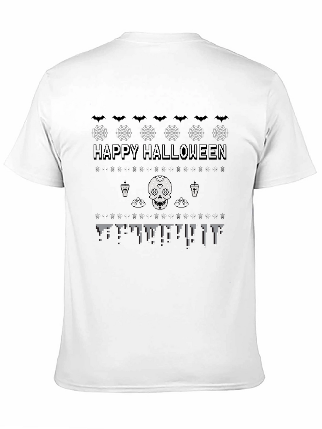 Happy Halloween T-Shirt - Black Holiday Graphic Tee