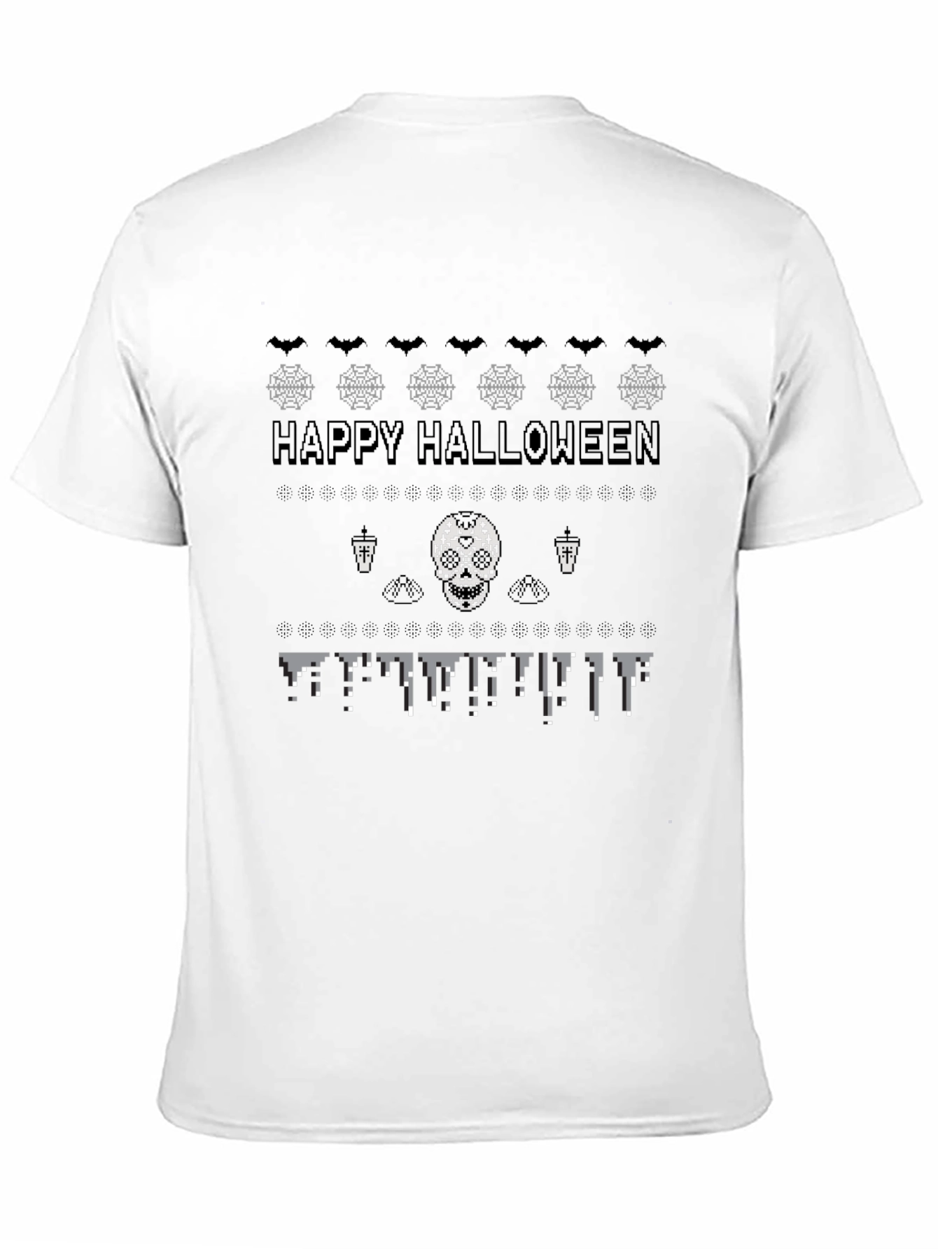 Happy Halloween T-Shirt - Black Holiday Graphic Tee