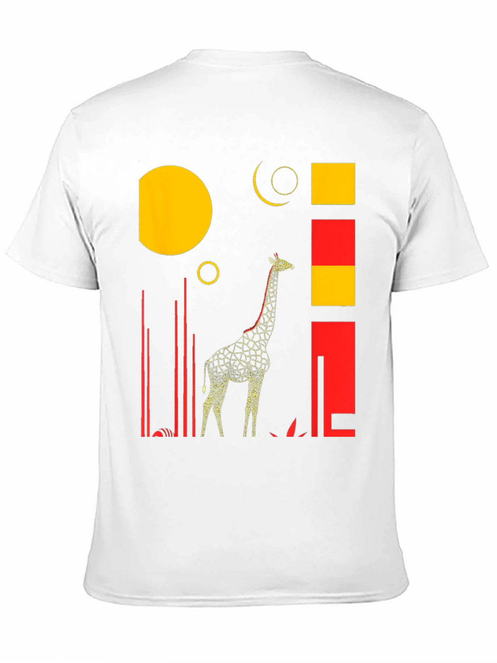 Abstract Giraffe Graphic Tee