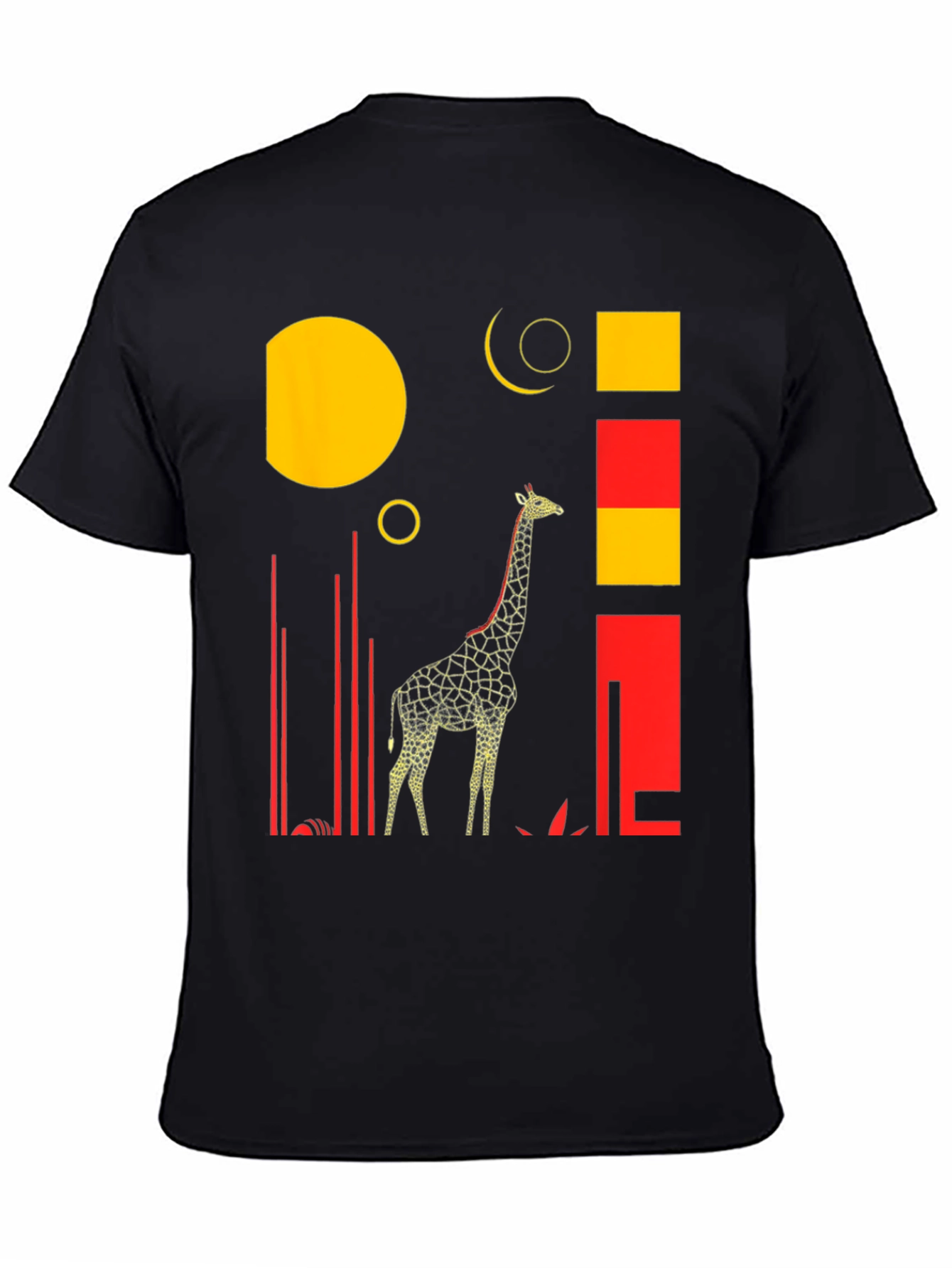 Abstract Giraffe Graphic Tee