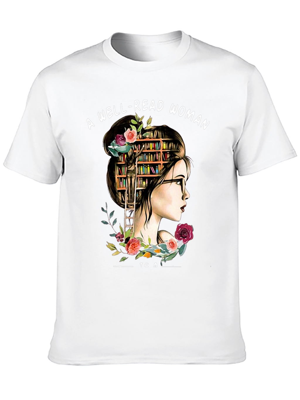 Well-Read Woman Graphic Tee - Book Lover Shirt