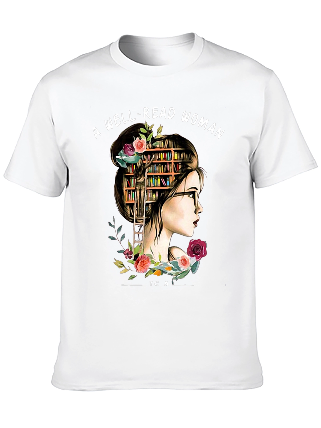 Well-Read Woman Graphic Tee - Book Lover Shirt