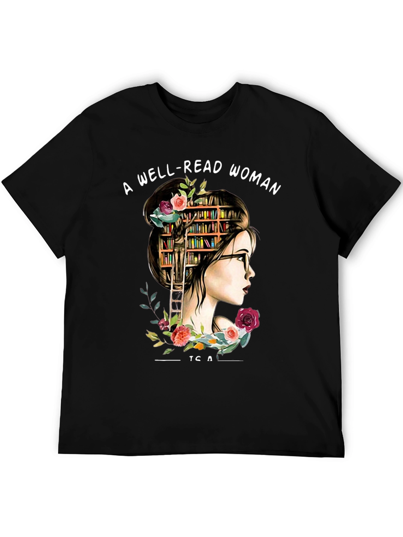 Well-Read Woman Graphic Tee - Book Lover Shirt