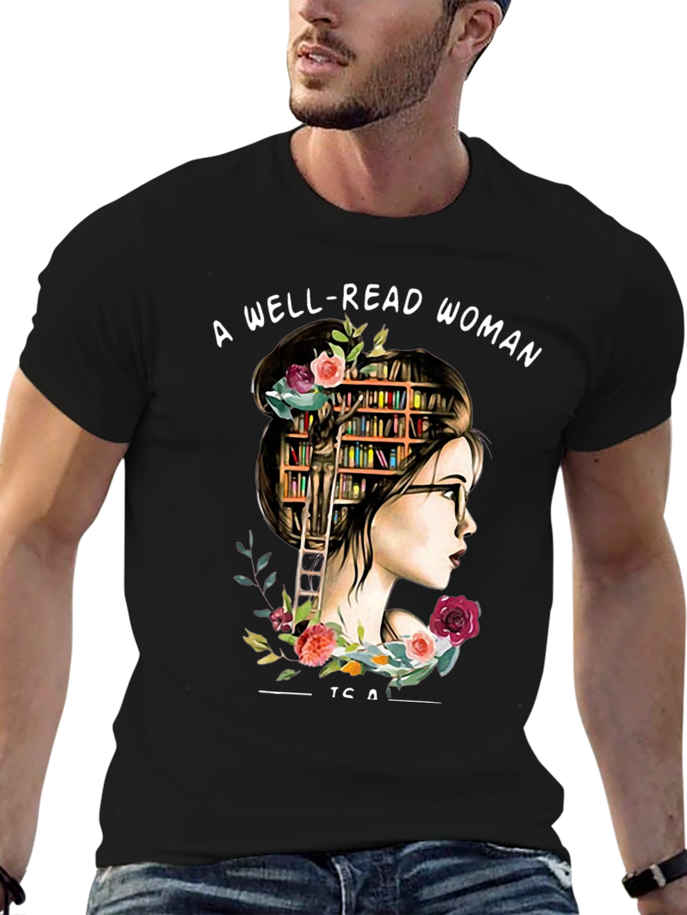 Well-Read Woman Graphic Tee - Book Lover Shirt