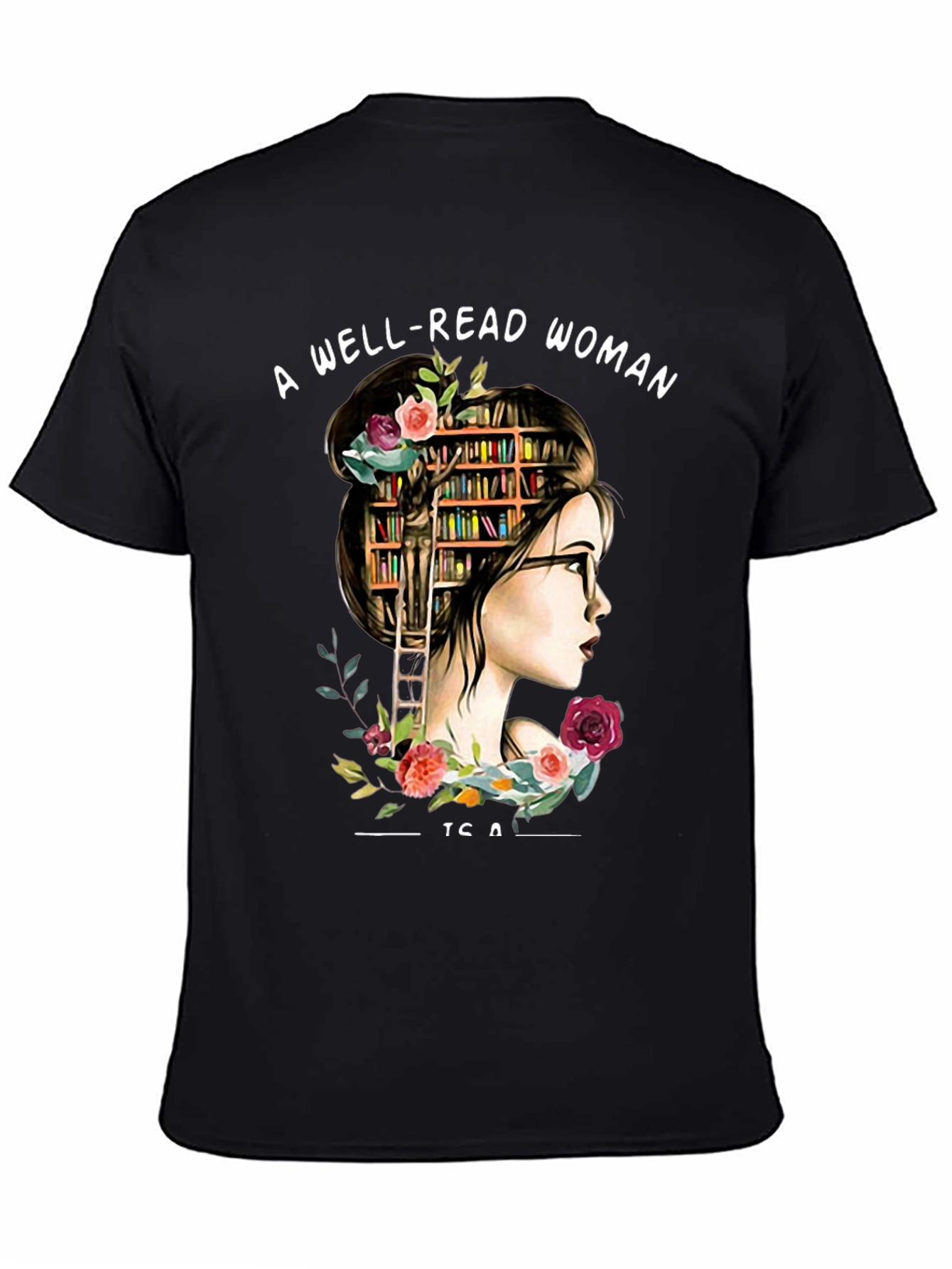 Well-Read Woman Graphic Tee - Book Lover Shirt