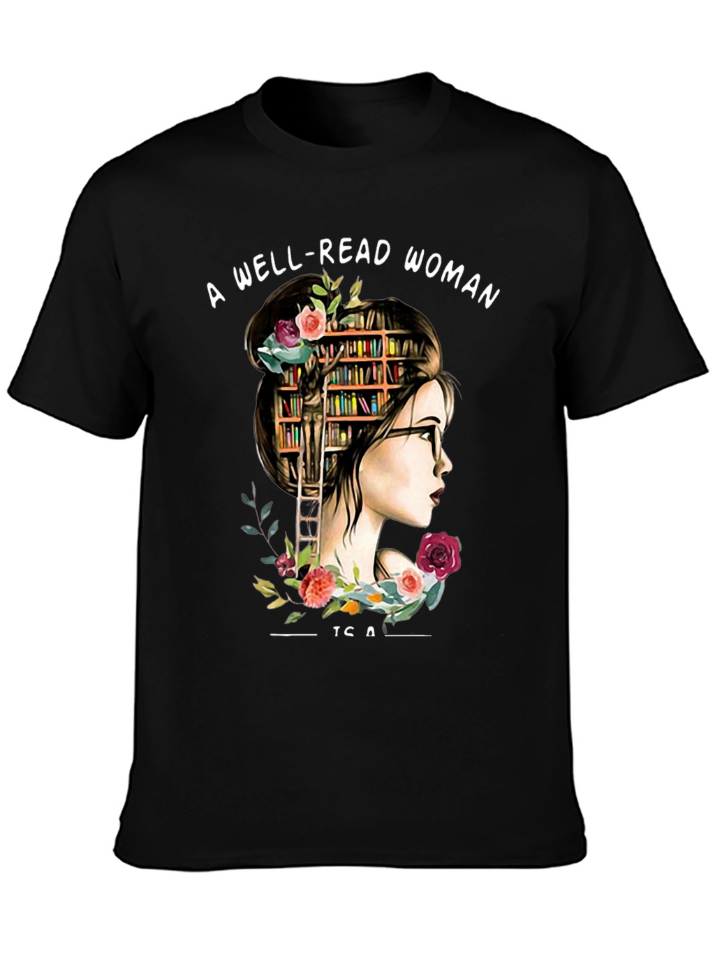 Well-Read Woman Graphic Tee - Book Lover Shirt