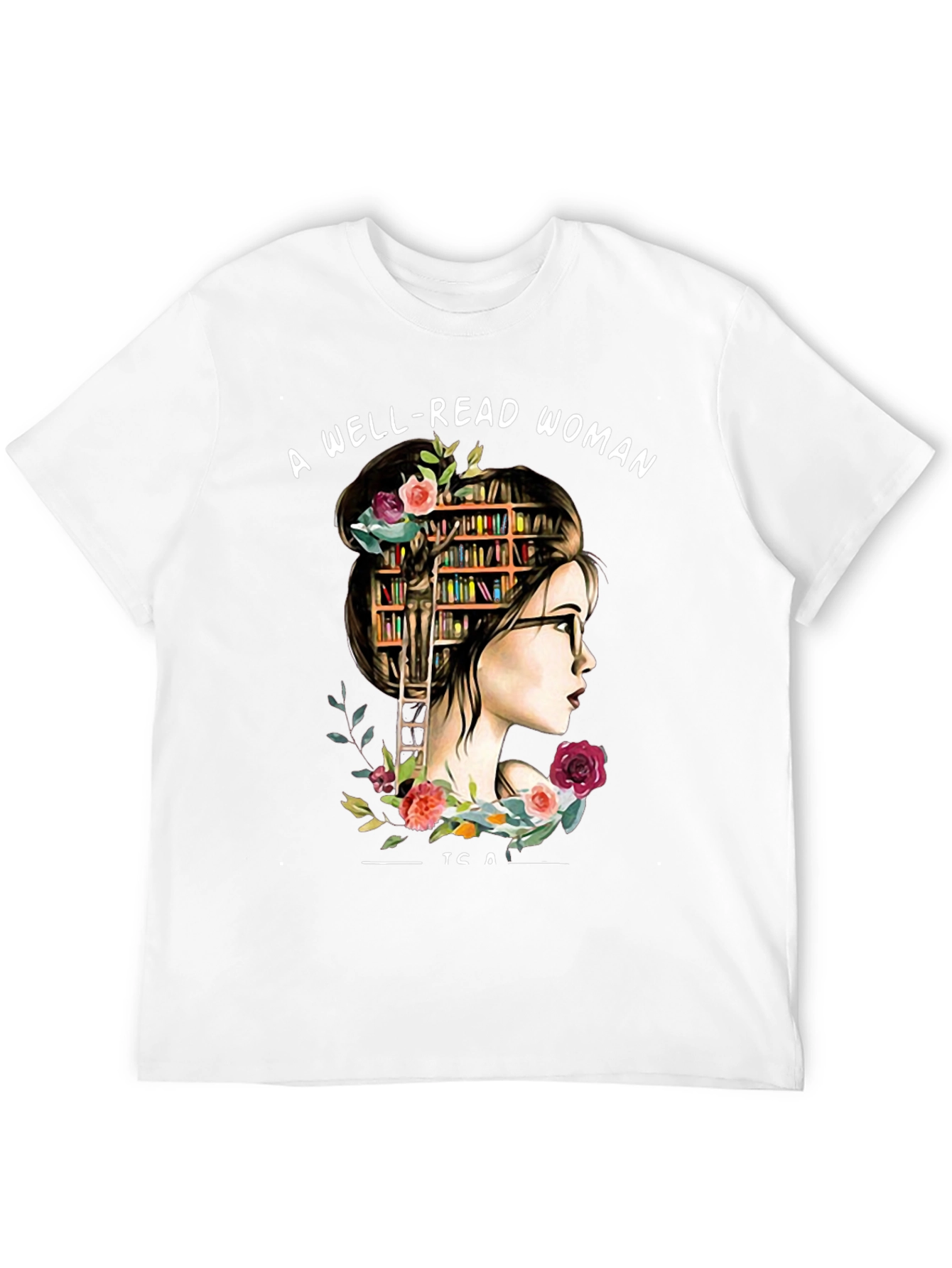 Well-Read Woman Graphic Tee - Book Lover Shirt
