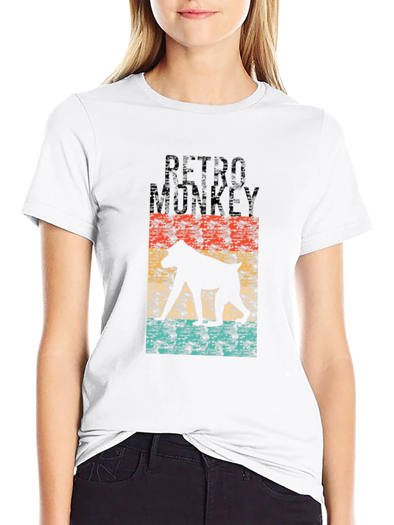 Retro Monkey Graphic Tee