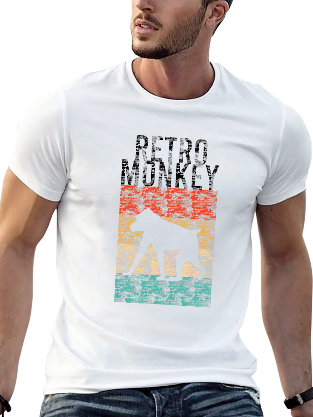 Retro Monkey Graphic Tee