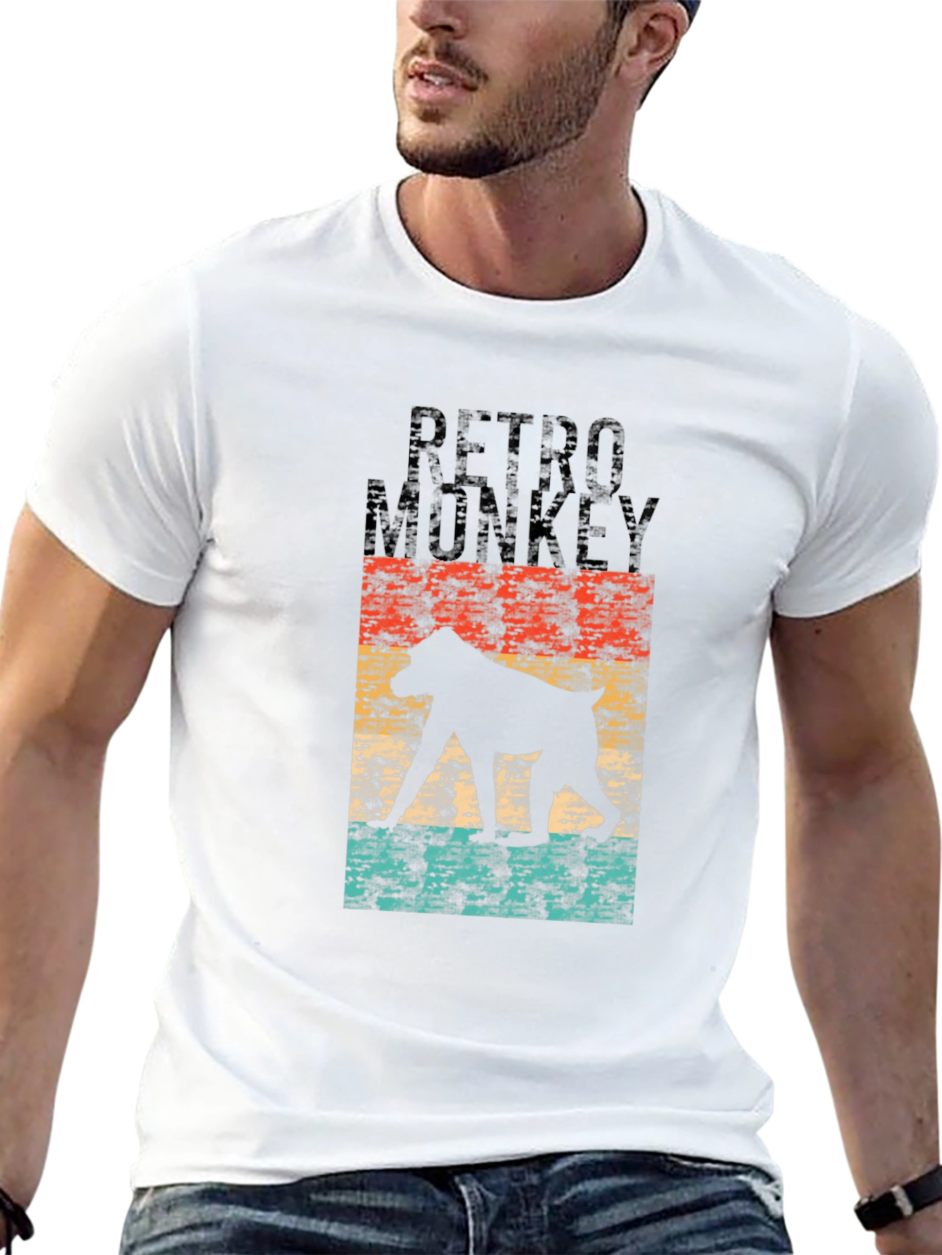 Retro Monkey Graphic Tee