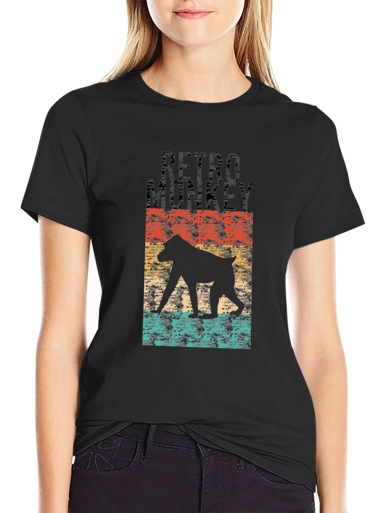 Retro Monkey Graphic Tee