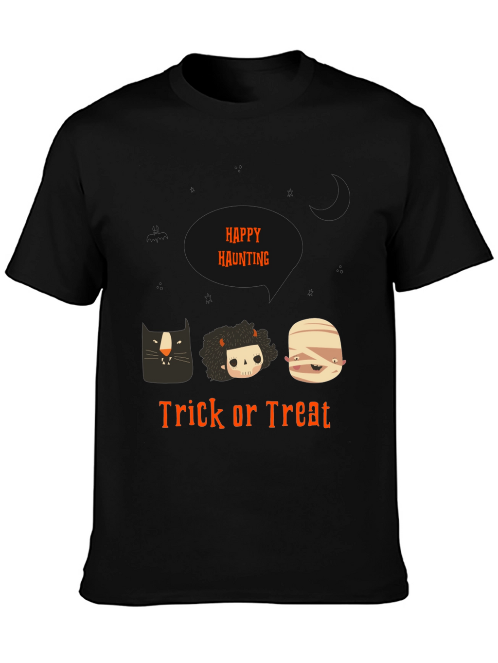 Happy Haunting Trick or Treat Halloween T-Shirt