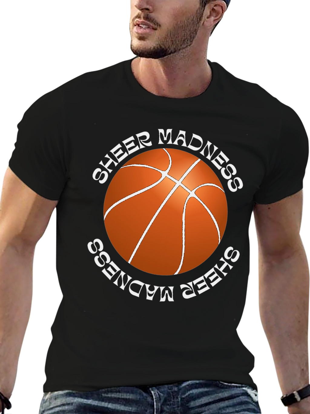 Sheer Madness Basketball Graphic Tee